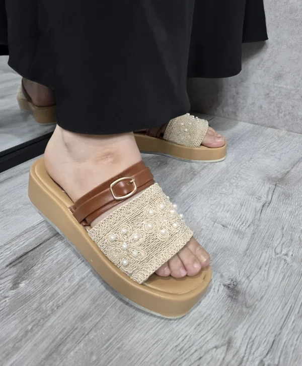 صندل لژدار مرواریدی شیدا۳۴۴